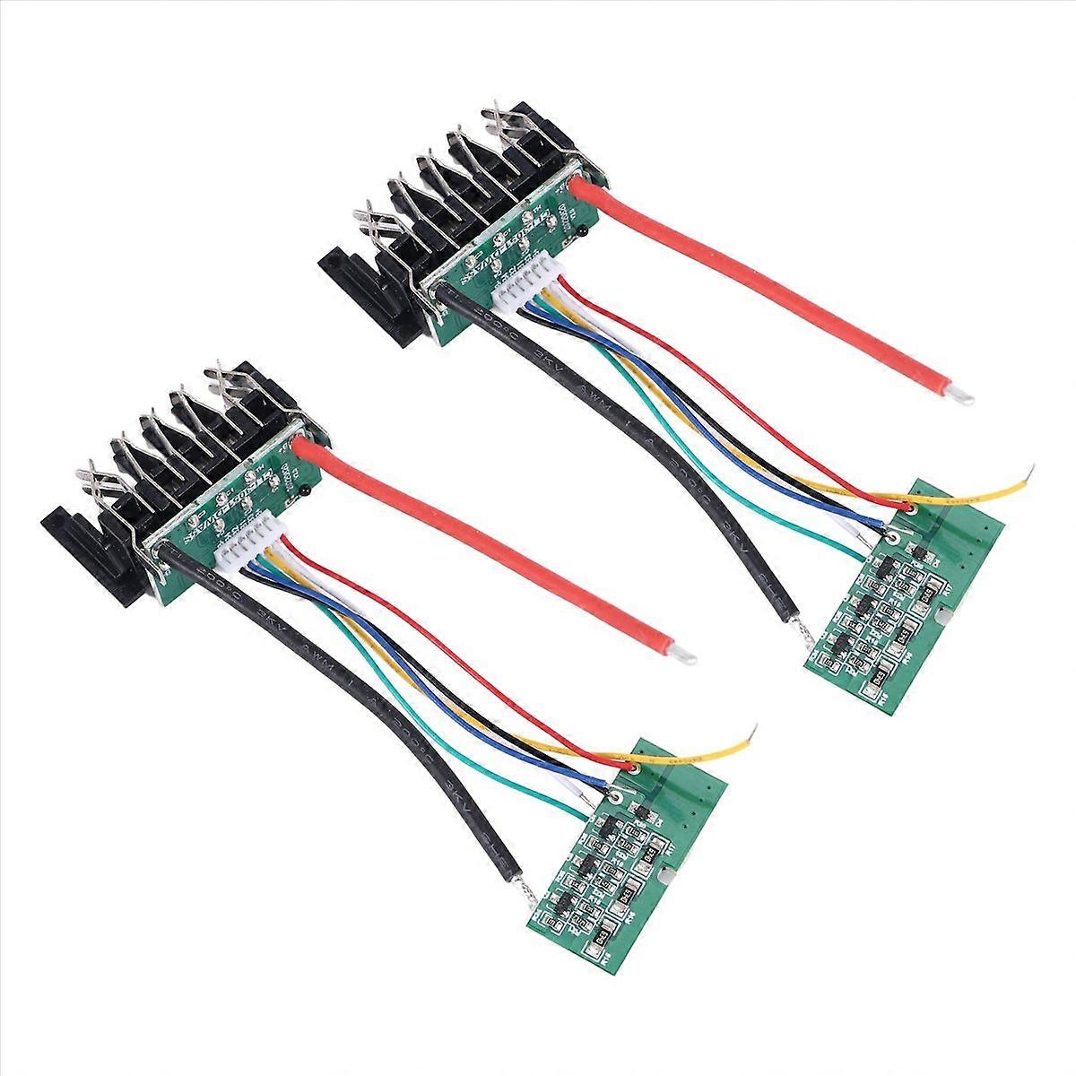 2PCS Li-Ion Battery PCB Charging Circuit Board for 18V