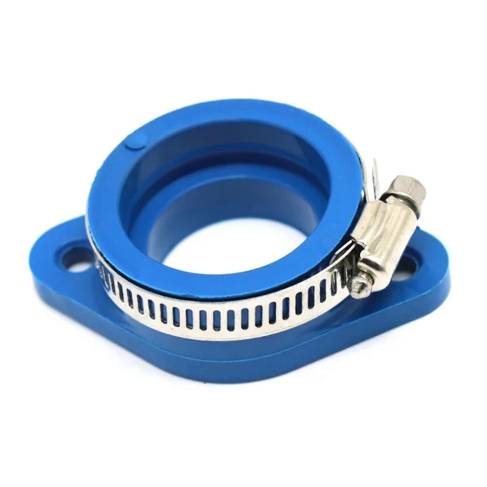 Motorcycle Carburetor Kit Rubber Inlet Adapter for Keihin Mikuni Koso Compatible PE PWK2134 Air Intake Blue