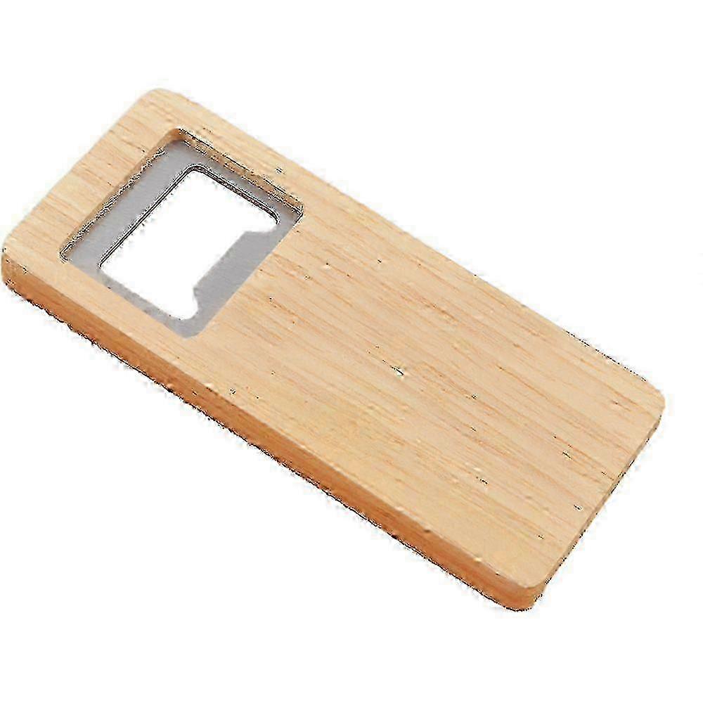 starter Beer starter square opener Simple wooden bottle opener