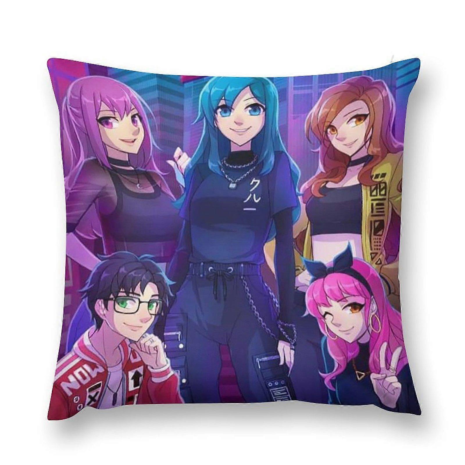 i135 Its Funneh Plush Pillow Case Throw Multisize Ultra-comfortable Pillowcase Cushion Anti-fouling Protective Cases FFg135