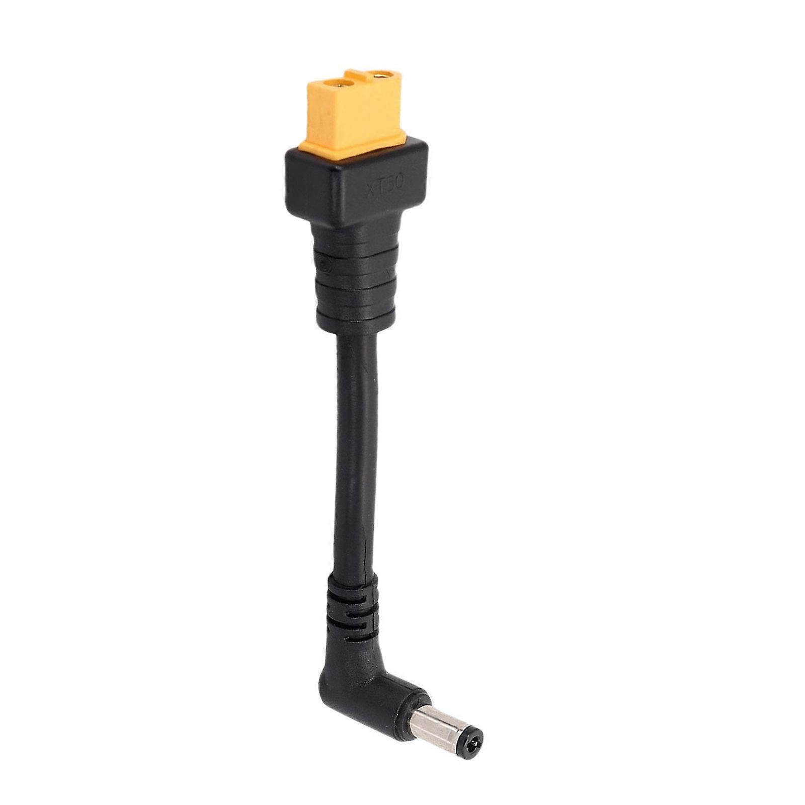 XT60 To DC5525 Charging Cable Optimized For Extended Use Weather Resistant PVC Construction Multicolor