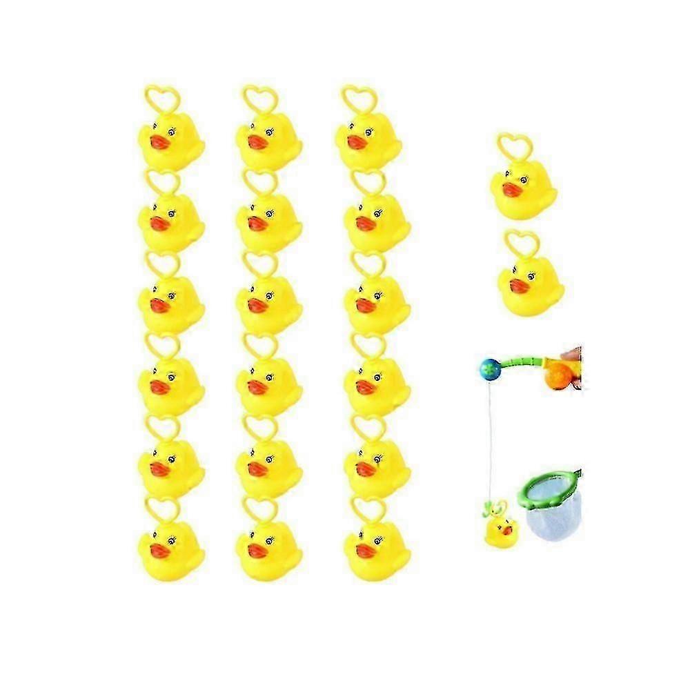 20 قطعة لعبة صيد البط التعريفي مع هوك ، هوك لعبة بطة في الهواء الطلق