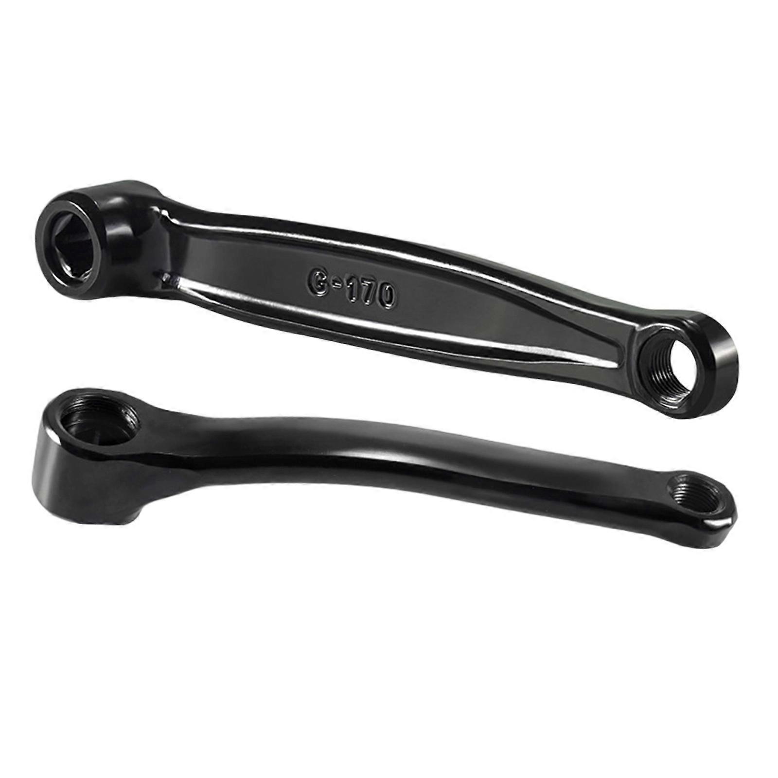 Solid Metal Left Side Cycle Handle Arm Set 170mm Burden Capacity Mountain Cycling Multicolor