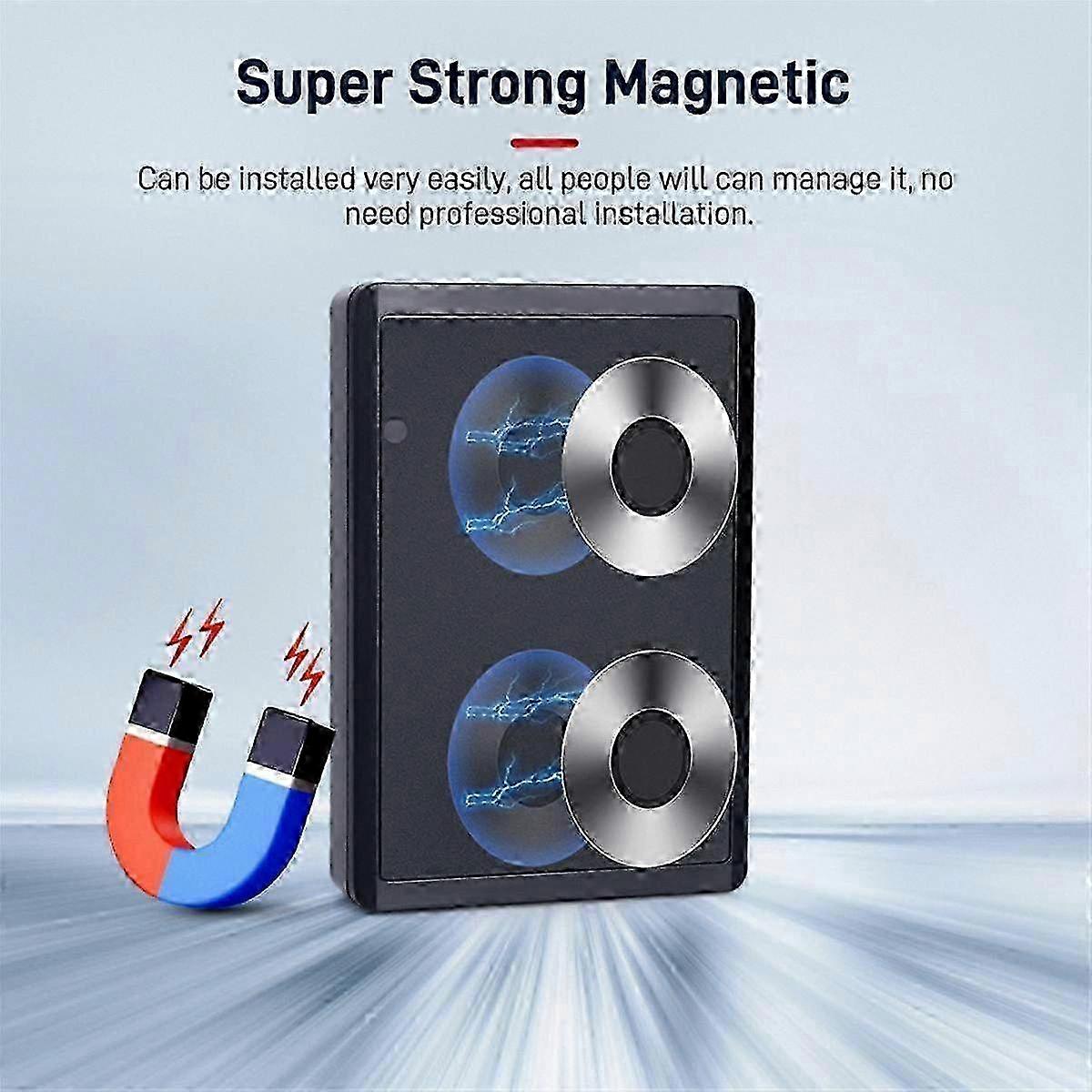 Mini GPS Tracker ML300G with 2500mAh Battery, Type-C Port, Magnetic Mount for Car Tracking, Vibration Alarm, Free App Support