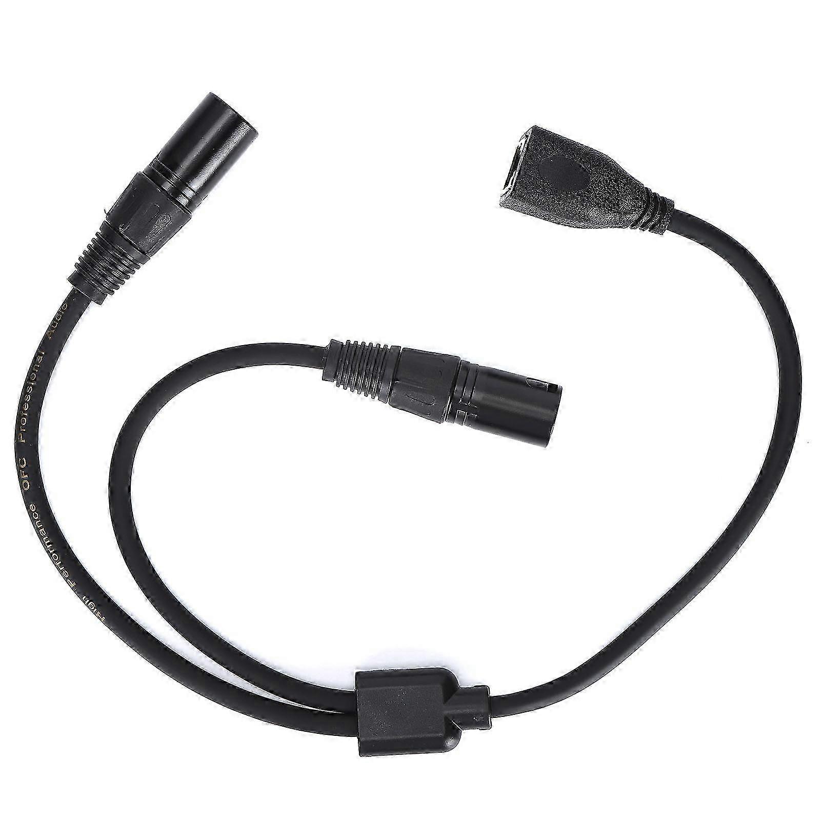 Y-splitter cable for XLR and RJ45 audio signal conversion