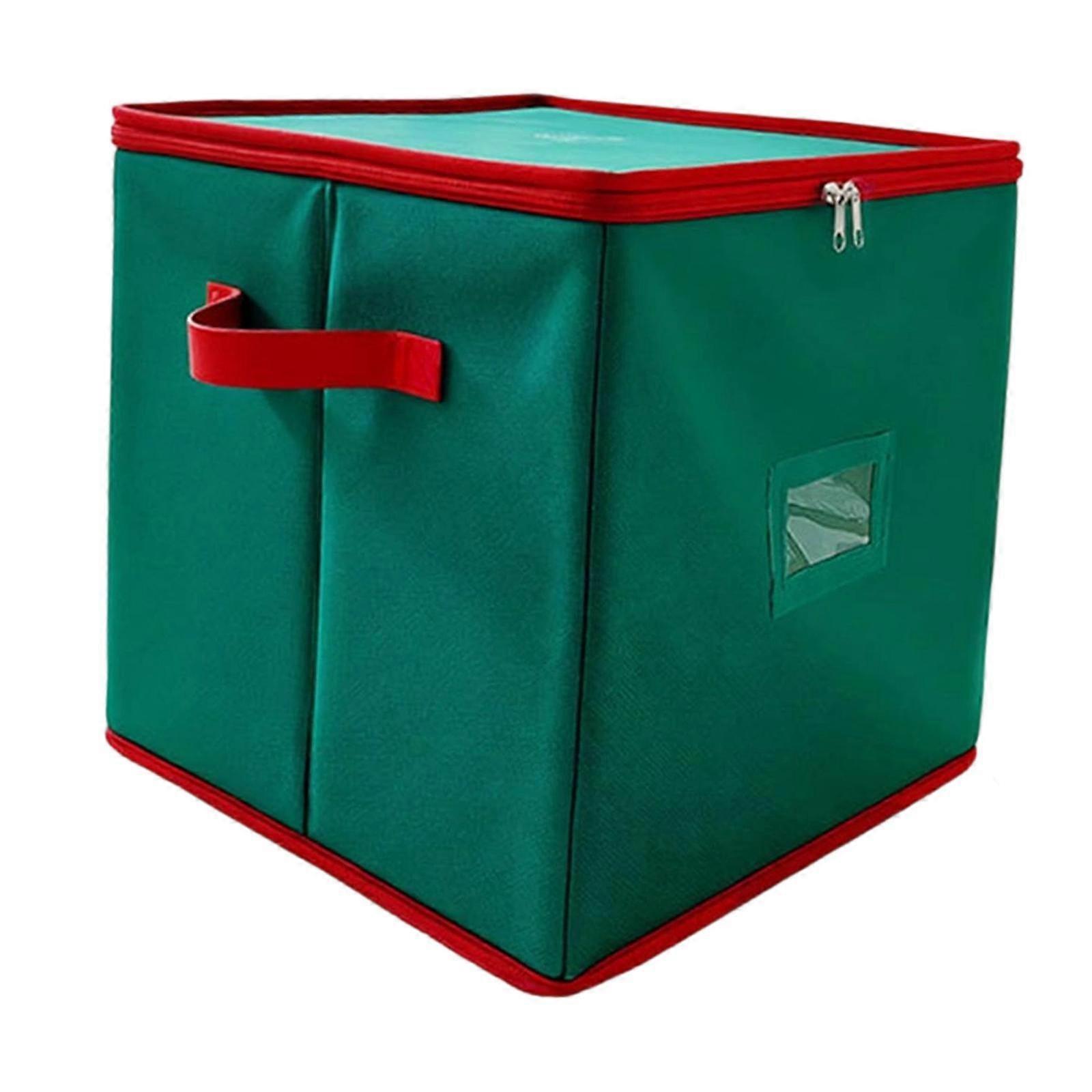 Christmas Ornament Storage Box with 64 Compartments Convenient Storage Case