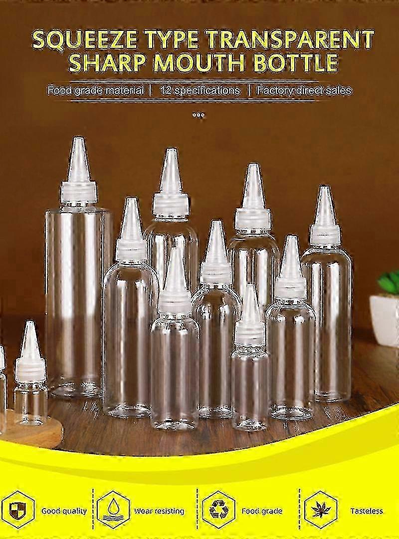 Transparent Plastic Beak Bottle Empty Bottle Subbottle Squeeze Emulsion Small Empty Liquid
