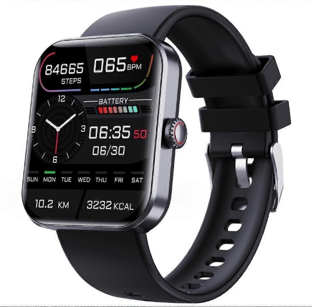 Smartwatch Unisex  HR & BP Monitoring, Temp Monitoring, Notifications, 1.91Inch Touchscreen, Magnetic Charging