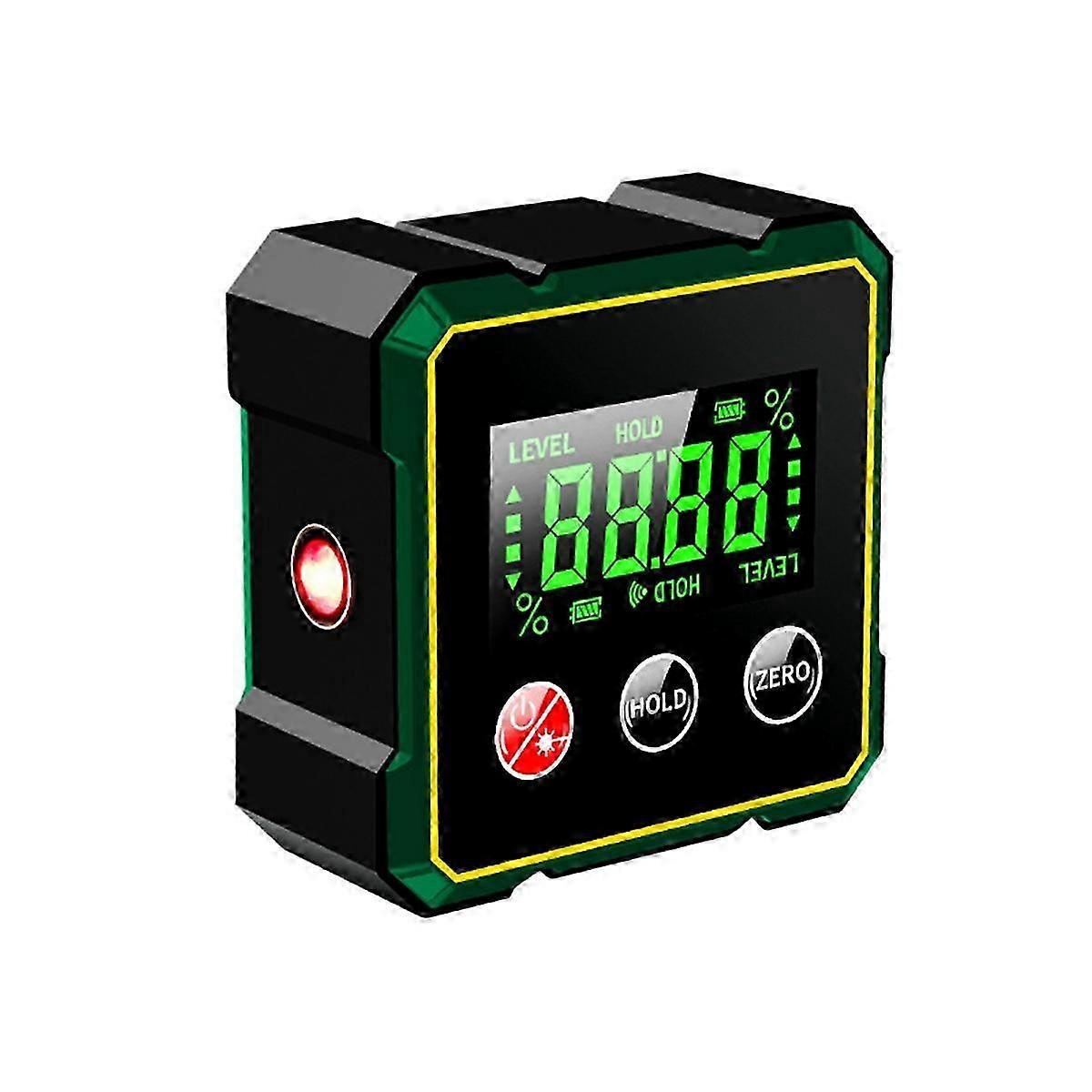 Magnetic Digital Angle Finder with Electronic Laser 360° LCD Electronic Protractor Mini Inclinometer