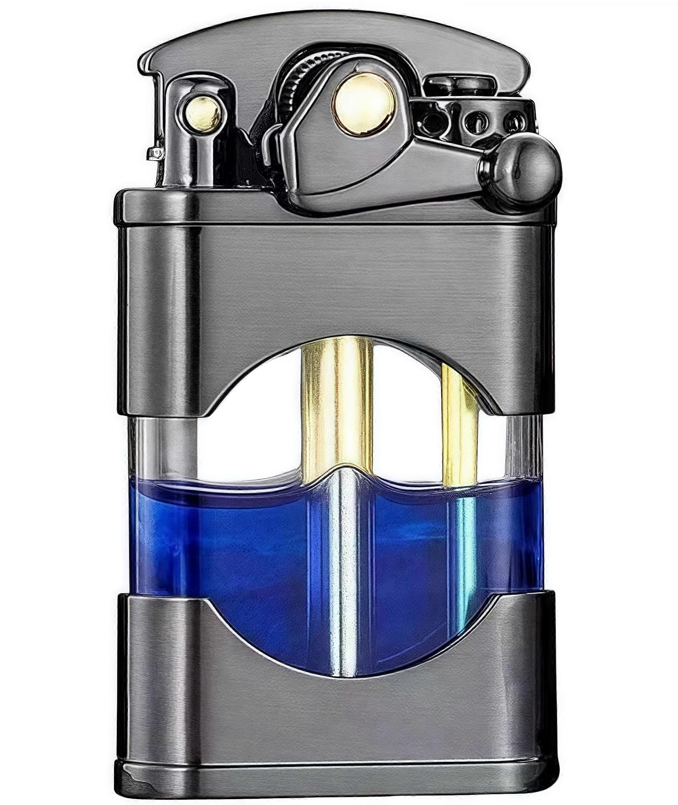 Vintage Trench Lighter Rocker Arm Ignition Windproof Kerosene Lighter Black