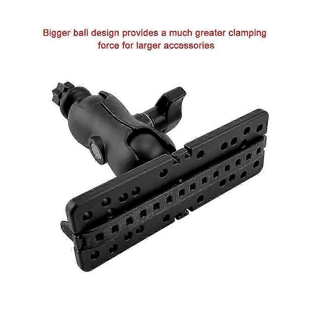 Fish Finder Mount Base 360-Degree Rotating Spherical Marine Kayak Electronic Lightweight and High Strength Compatible with Multiple Garmin GPSMAP and