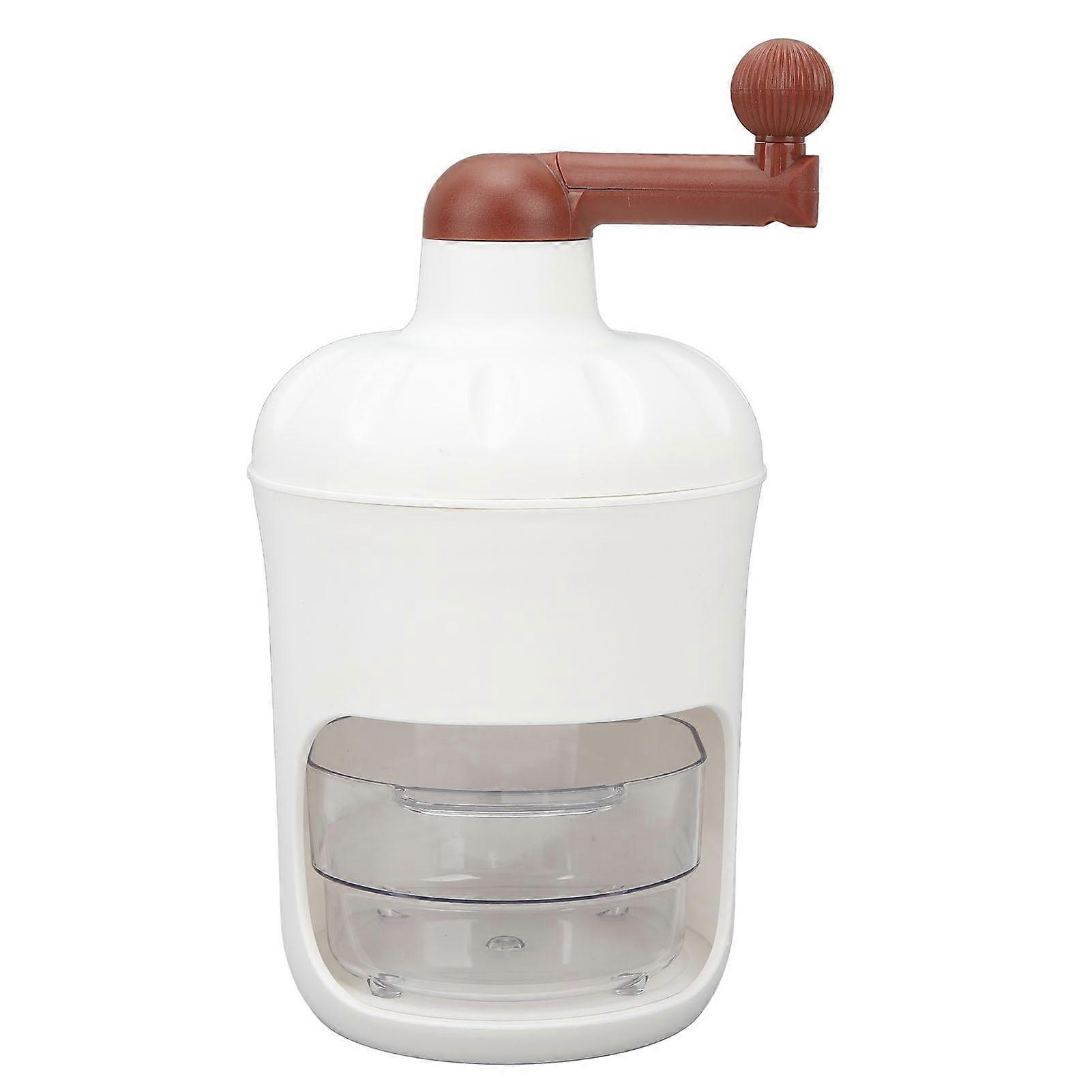 Hand Crank Ice Crusher Manual Shaved Ice Maker Machine Ice Shaver Snow Cone Machine