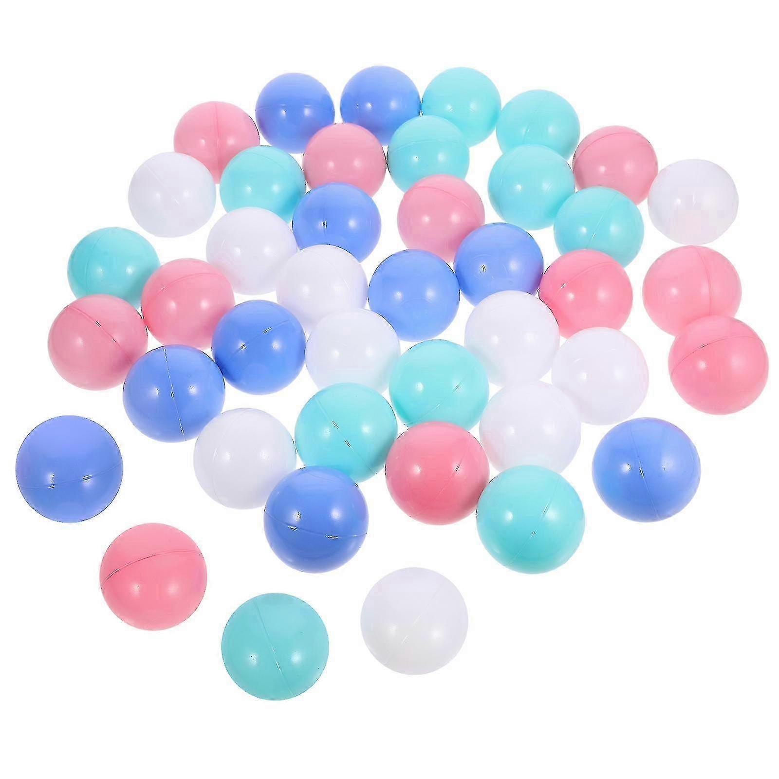 100pcs Colorful Ocean Balls Game Pool Balls Party Game Props Pits Balls