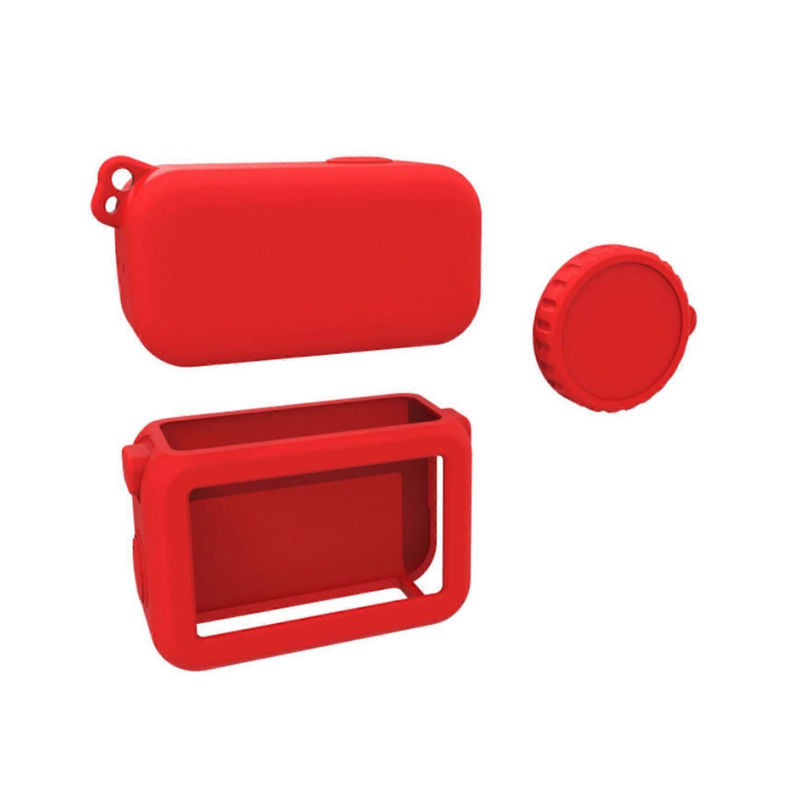 Silicone Protective Cover for Action Camera Body With Lens Cap Scratch Resistant Design Multicolor