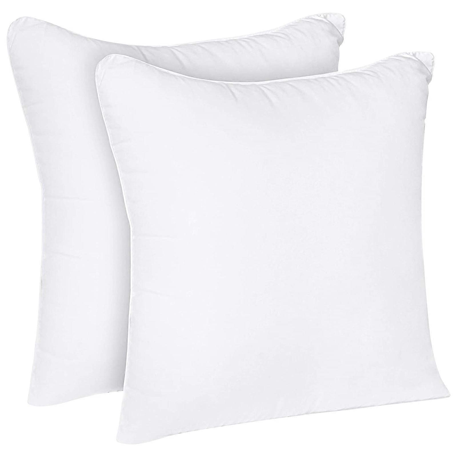 Begine Clearance 2-Piece White Square Pillow Core 50X50Cm,2-Piece Non-Woven Pillow Core Substitute Polyester Square Pillow Core,2Pc Pillow Core