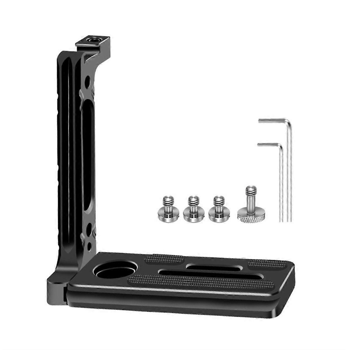 Universal L-Plate Camera Quick Release L Bracket Baseplate with for Arca NATO for DSLR Ballhead Pho