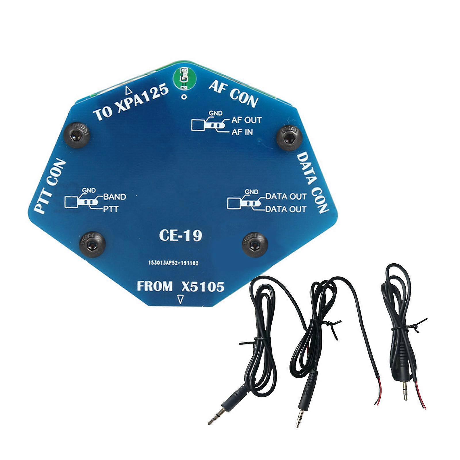 Multiple Purpose Expansion Connection Component For Radio Transceiver Connection And PC Integration Multicolor
