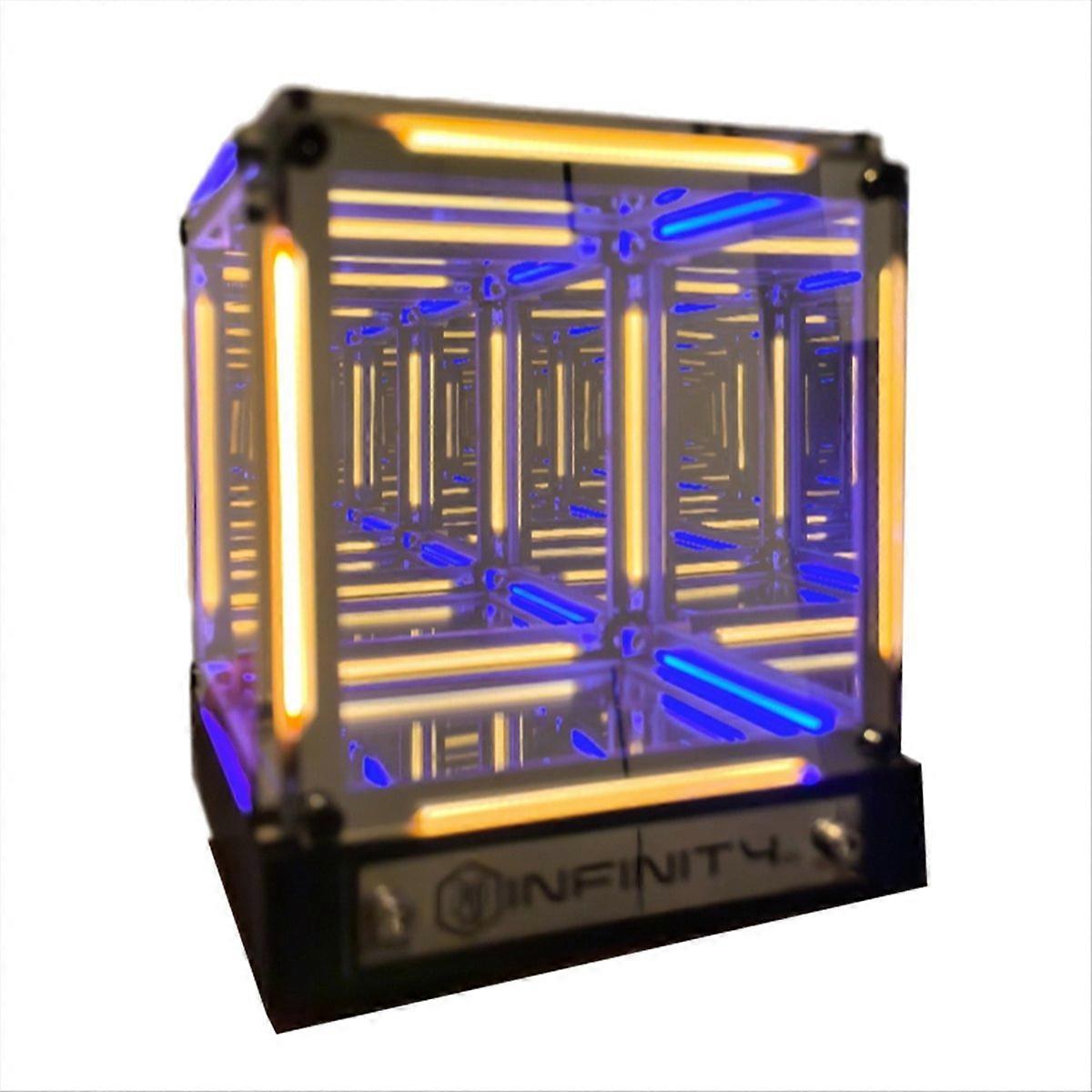 Electric Game Atmosphere Lamp Four-Dimensional Space Handheld Creat Abyss Ornament for Desktop Scien