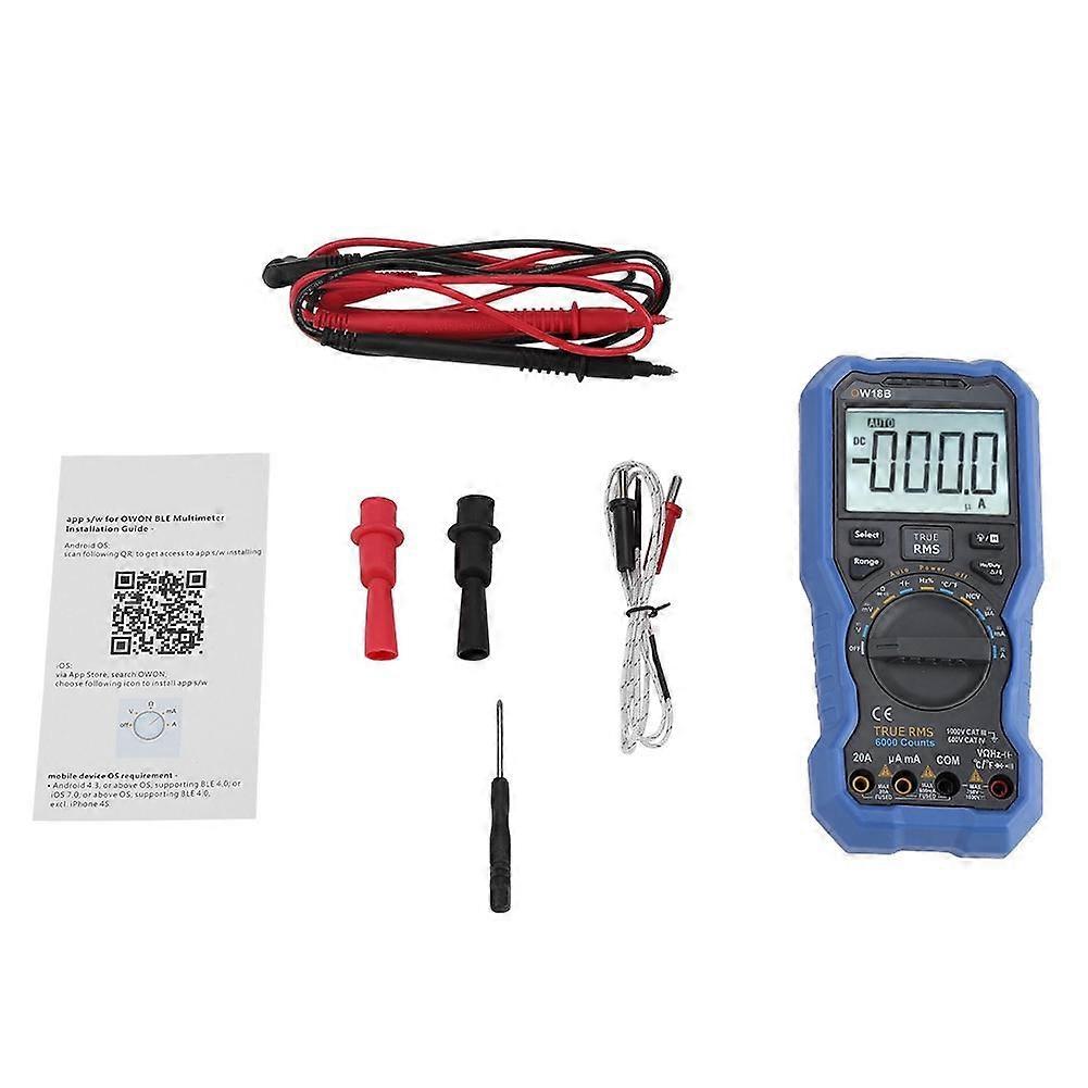 1 set OW18B Bluetooth Digital Multimeter Data Logger Thermometer Kit