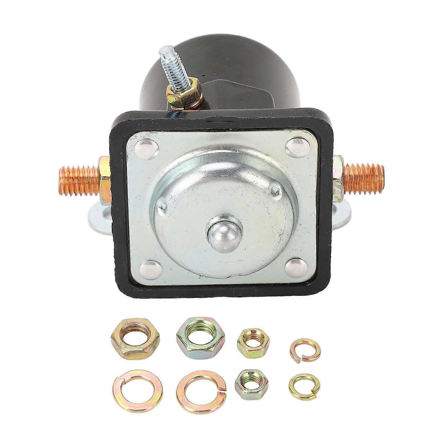 6 Volt 3 Terminals Solenoid Switch Relay Starter Solenoid 20‑7000392 Replacement for Allis Chalmers 