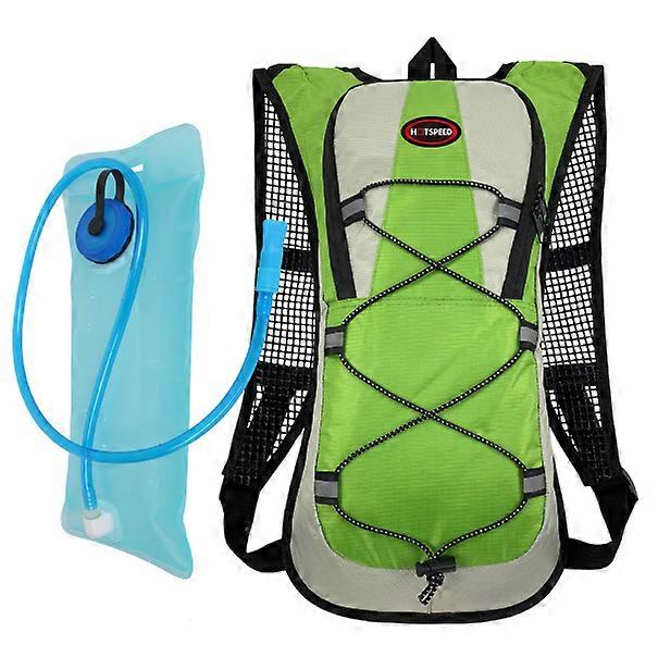 Hydration Backpack with 2L Water Bladder, Lightweight Splash Resistant Cycling and Hiking Pack