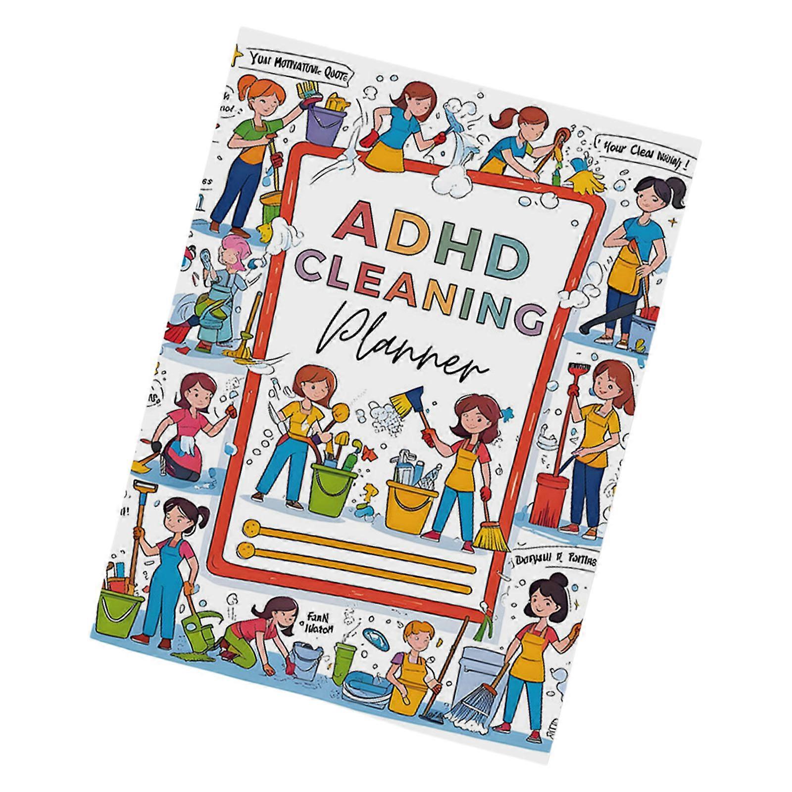 Annually Household Cleaning Planner Hyperactivity Friendly Twist Limit Planner With Thick Tear Resistant Panes Multicolor