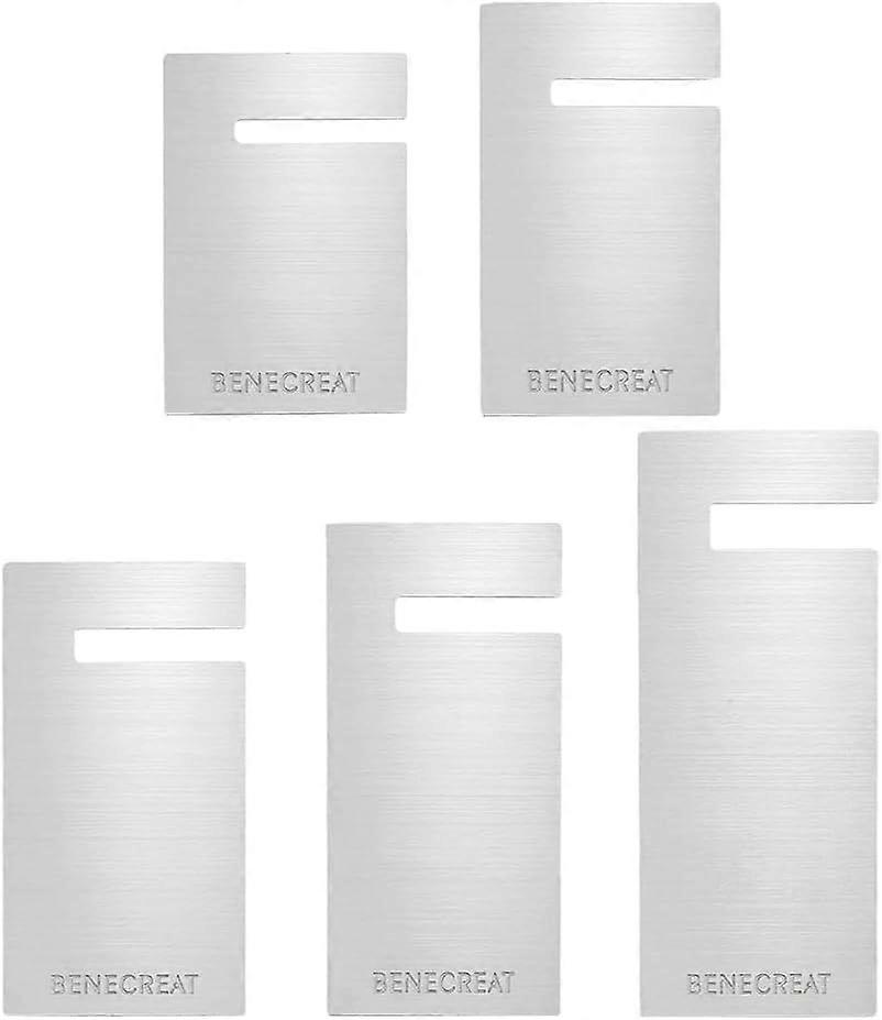 5 Sizes Stainless Steel Tassel Maker Tool Rectangular Knitting Tool Lattice Tassel Maker Knitting Craft Tools for Lace and Knot Weaving Handicrafts