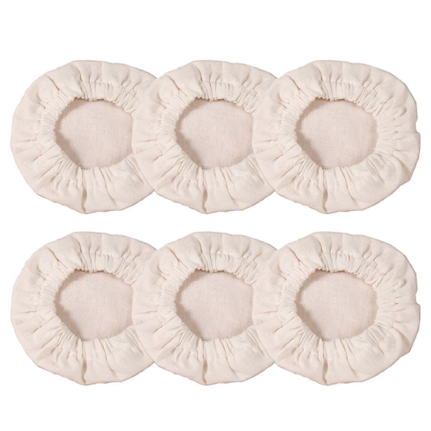 Sourdough Proofing Lids 6 Pack with Insulated Cloth for Bread and Cheese Jars Bowls (7.87in)
