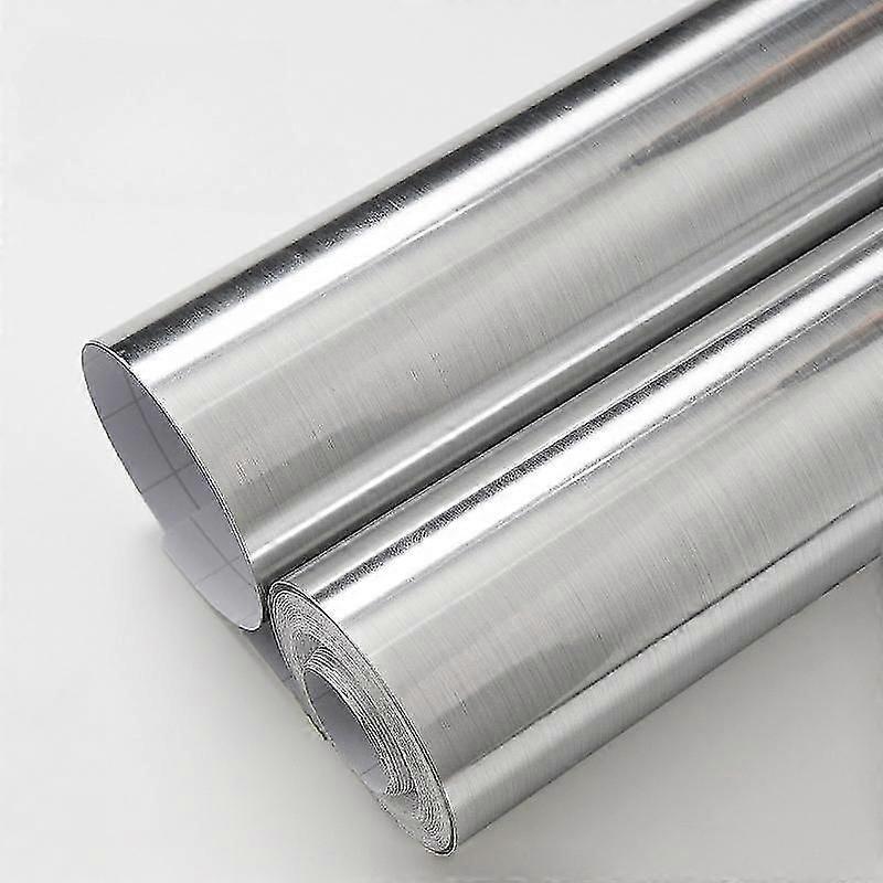 Brushed Nickel Effect Stainless Steel Self Adhesive Kitchen Backsplash