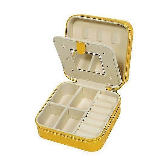 Multi Compartment Jewelry Storage with Zipper Closure for Essential Items