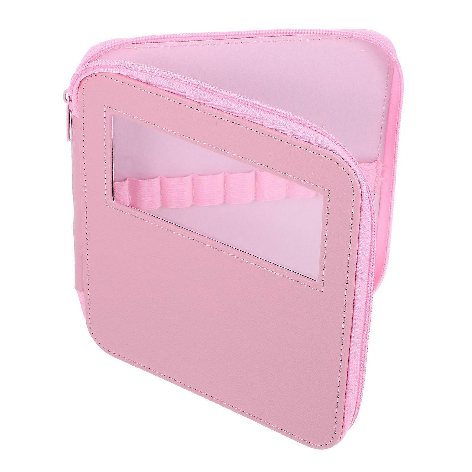 Crochet Hook Organizer PU Storage Bag for Crochet Accessories