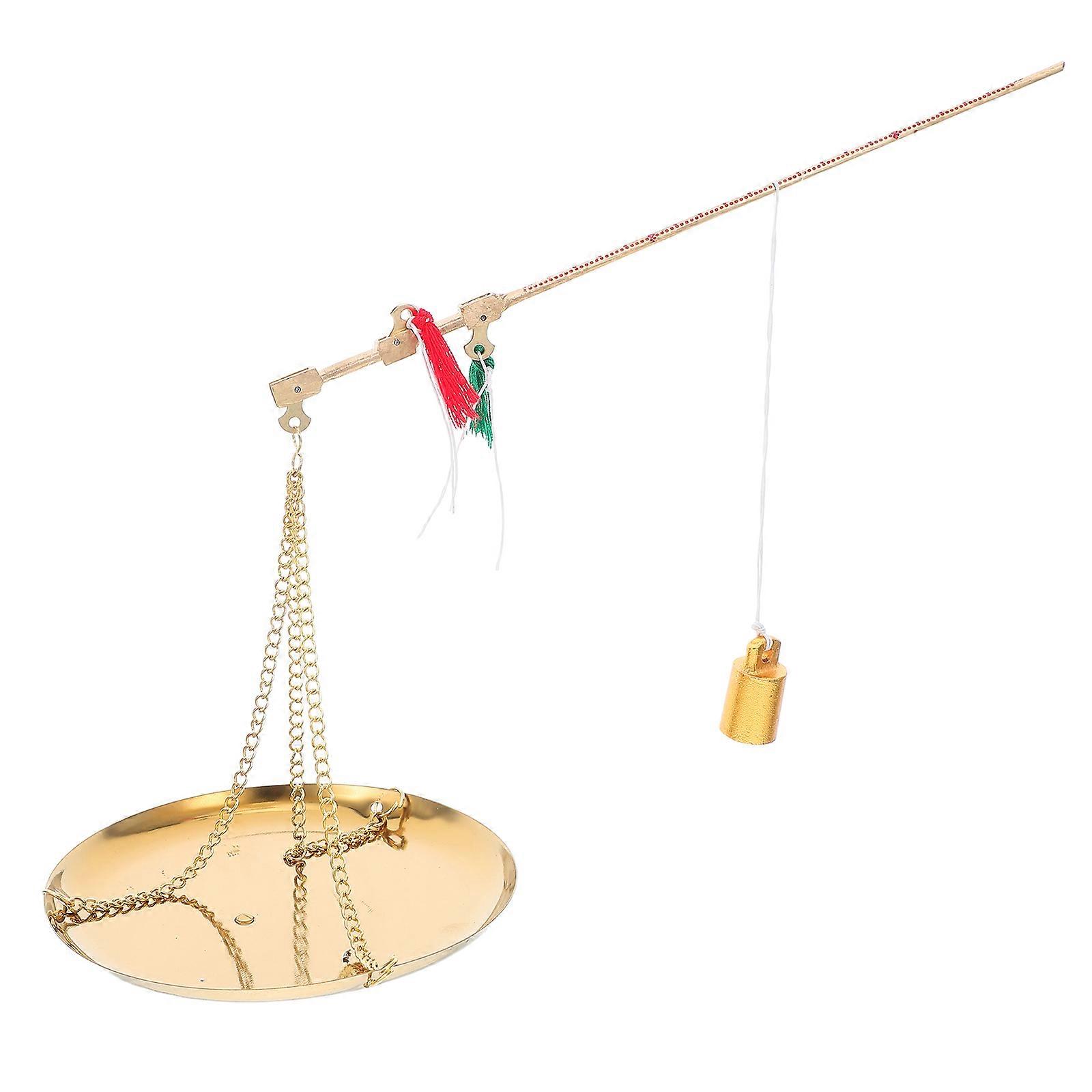 Chinese Style Medicinal Material Scale Copper Scale for Kitchen Use 250G