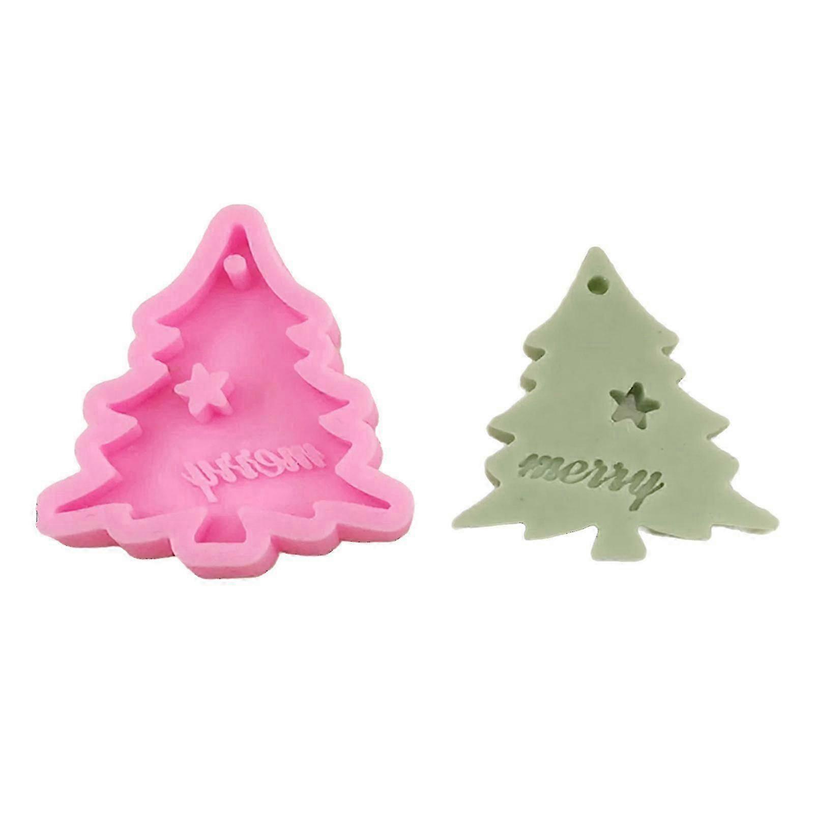 Simple Elastomer Christmas Cast 7 Ice Toll Designs For Fragrant Render Ornamentation DIY Crafting Holiday Decorations Multicolor