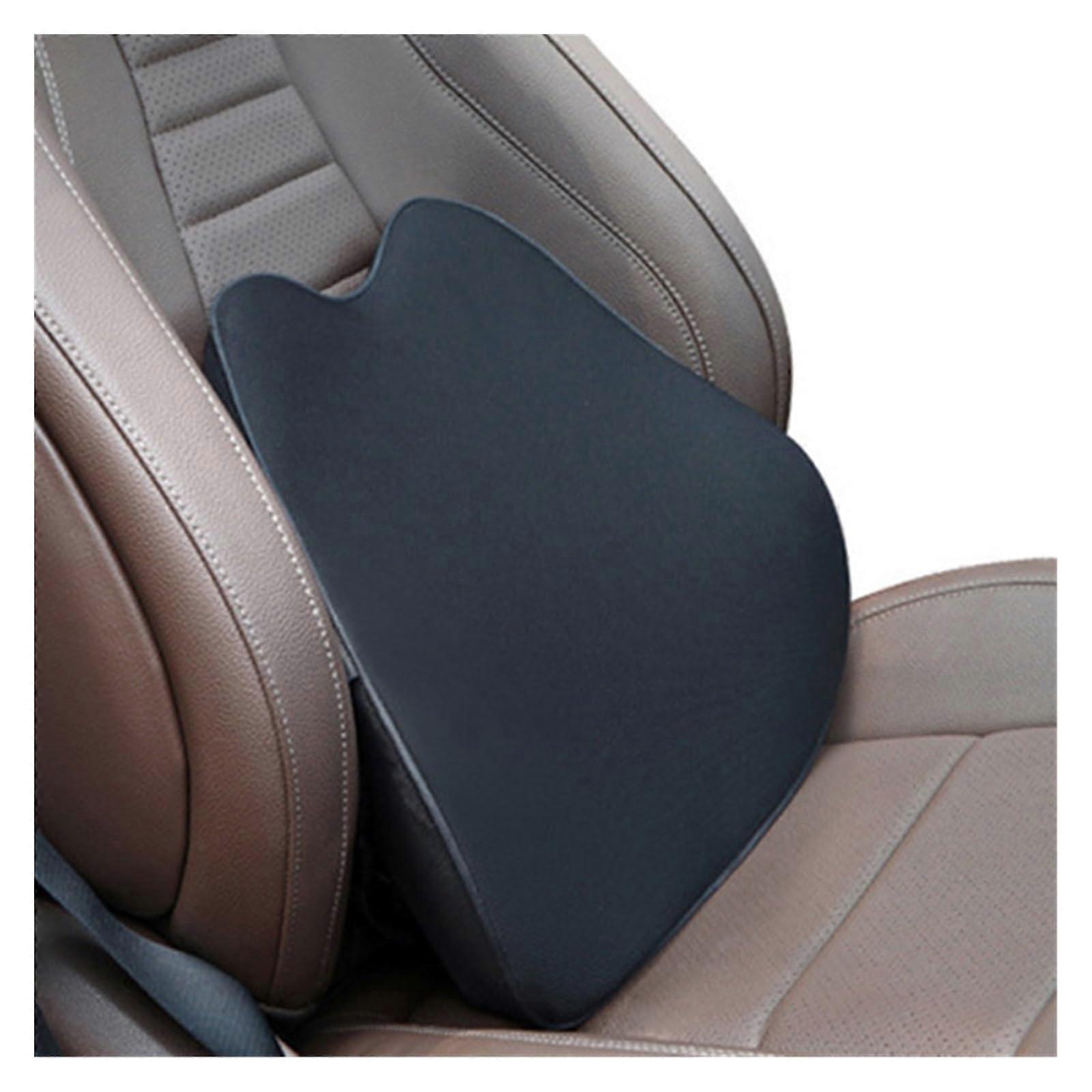 Car Neck Pillow Memory Foam Ergonomic Support Cushion for Comfortable Driving Universal Fit Black