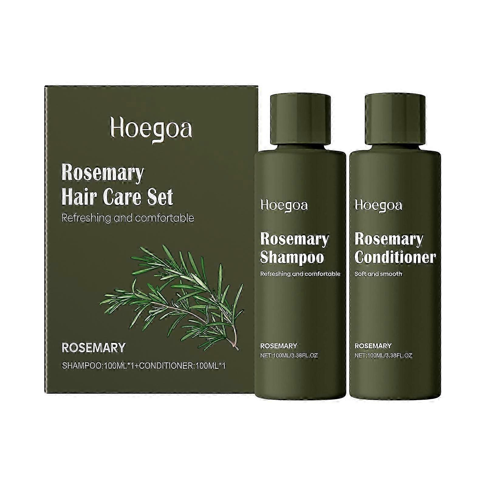 Rosemary Shampoo & Conditioner Set effectively combats dandruff