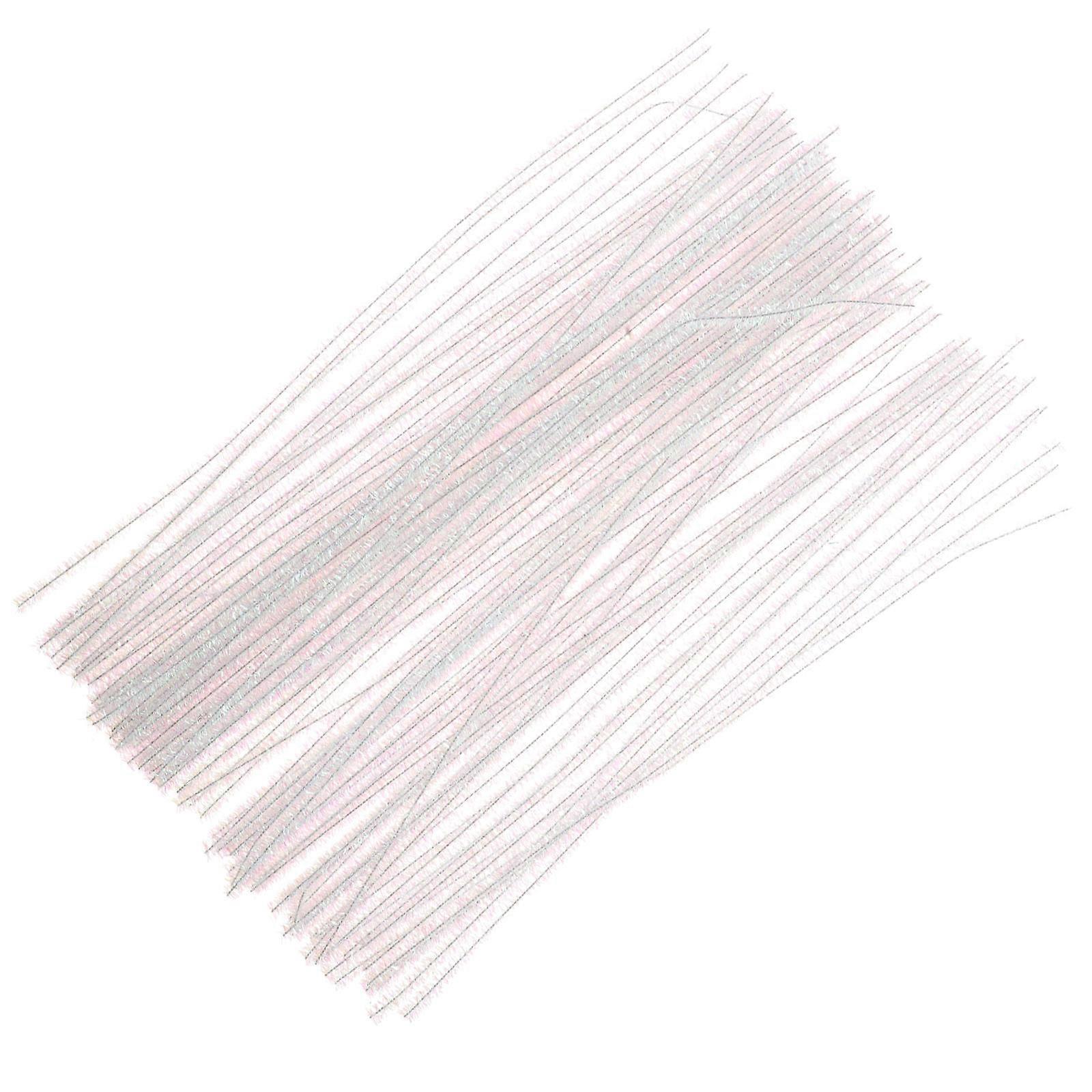 Sparkly Pipe Cleaners for Crafting 100Pcs Metallic Tinsel Chenille Stems