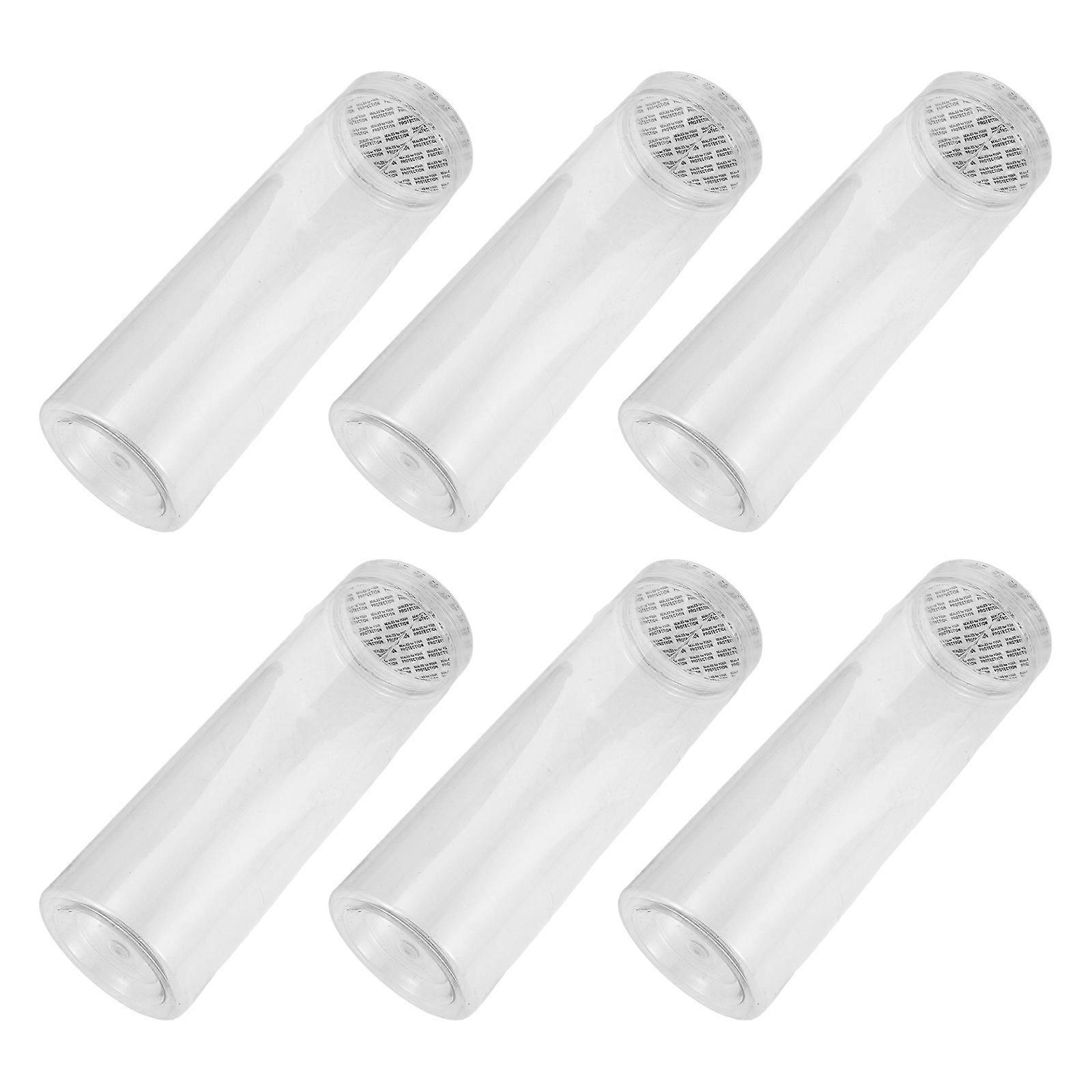 Cracker Containers Biscuit Jars for Airtight Storage 6Pcs Transparent Kitchen Organizer