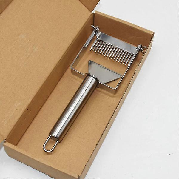 New Balanced Honey Fork with 17 Adjustable Teeth, Stainless Steel, Beekeeping Products, Honey Fork Scraper