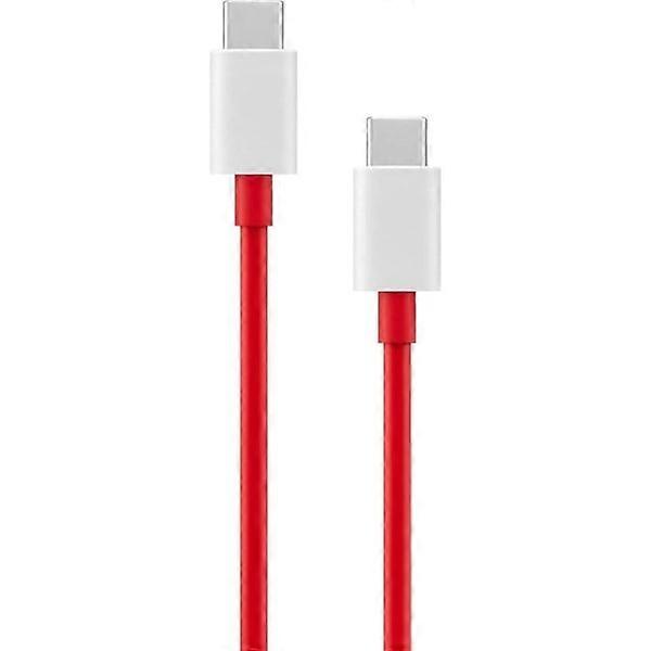Warp Charging Cable for compatible with OnePlus 8T (Type C - Red) 1.5M
