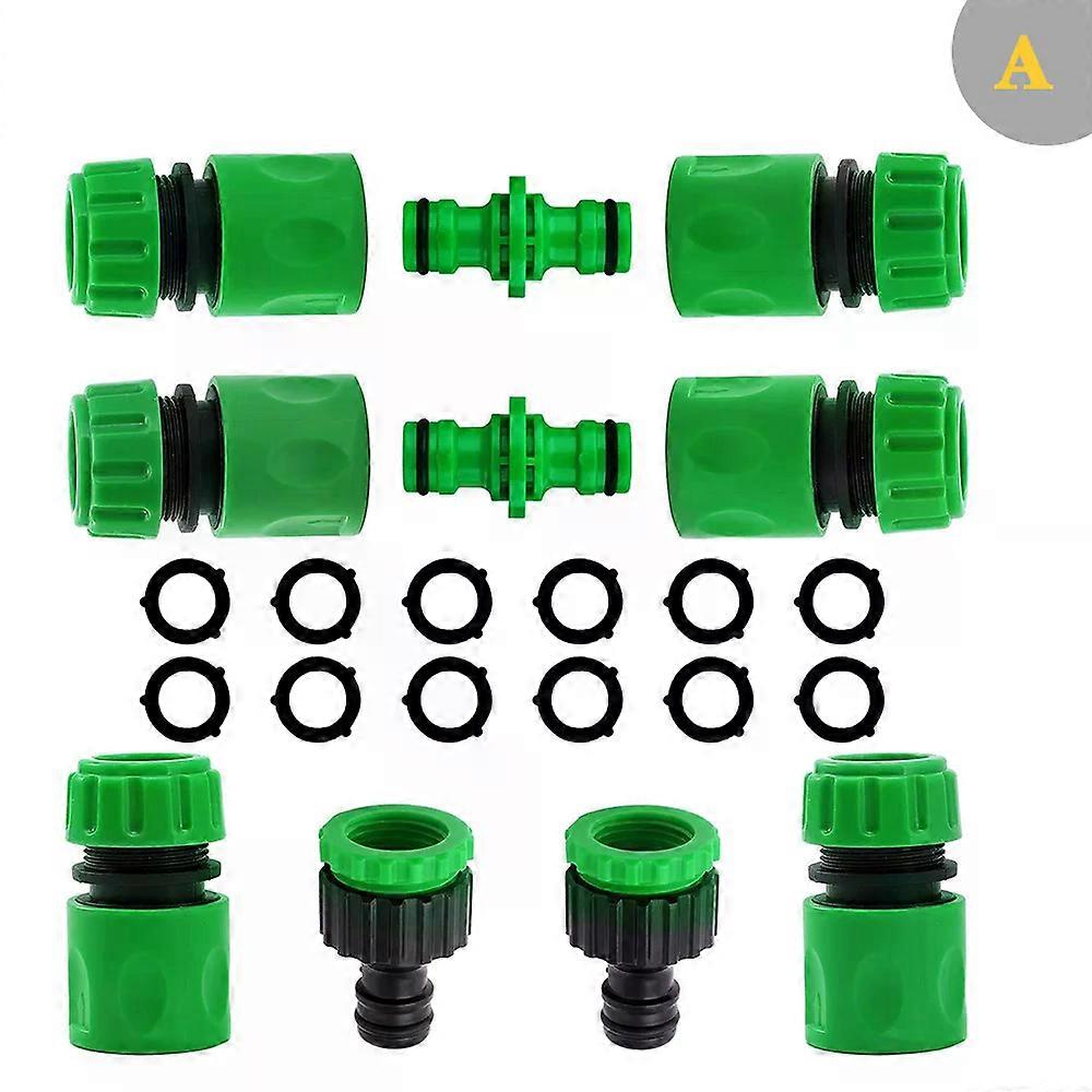 Garden Watering Hose ABS Quick Connector 1/2�� End Double Male Hose Coupling Joint Adapter Extender Set For Hose Pipe Tube