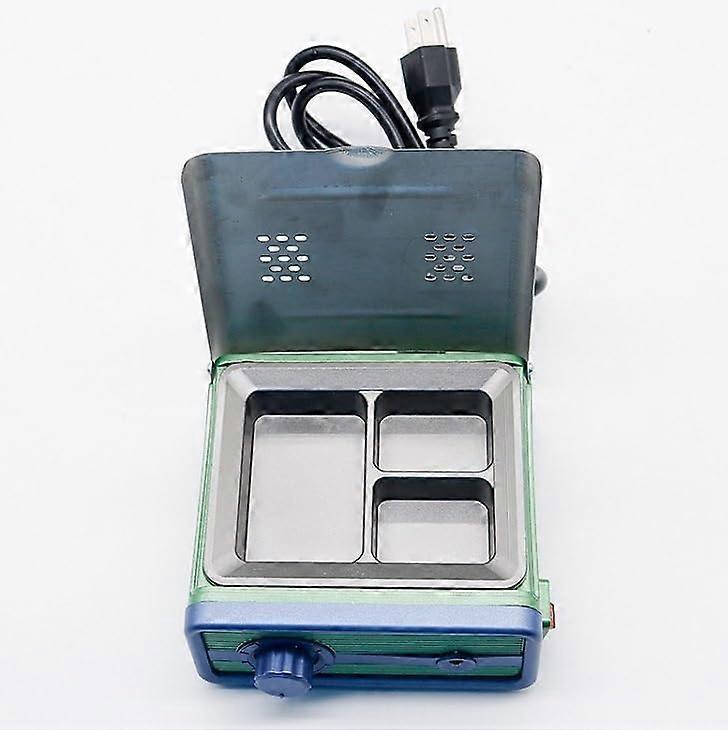 3Well Wax Heater with Automatic Temperature Control, NonStick Coating for Salon Hair Removal