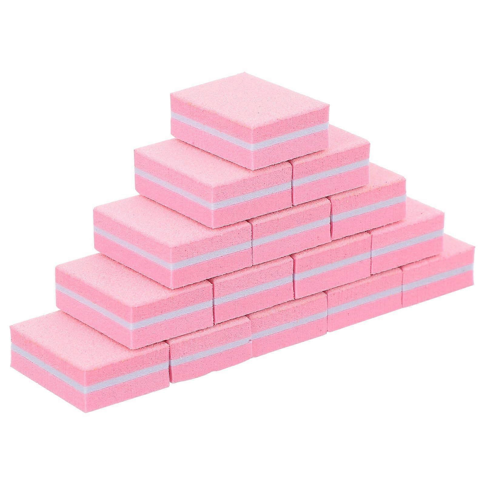 50pcs Mini Nail Buffer Blocks Sponge Files for Precise Shaping and Polishing at Home or Salon