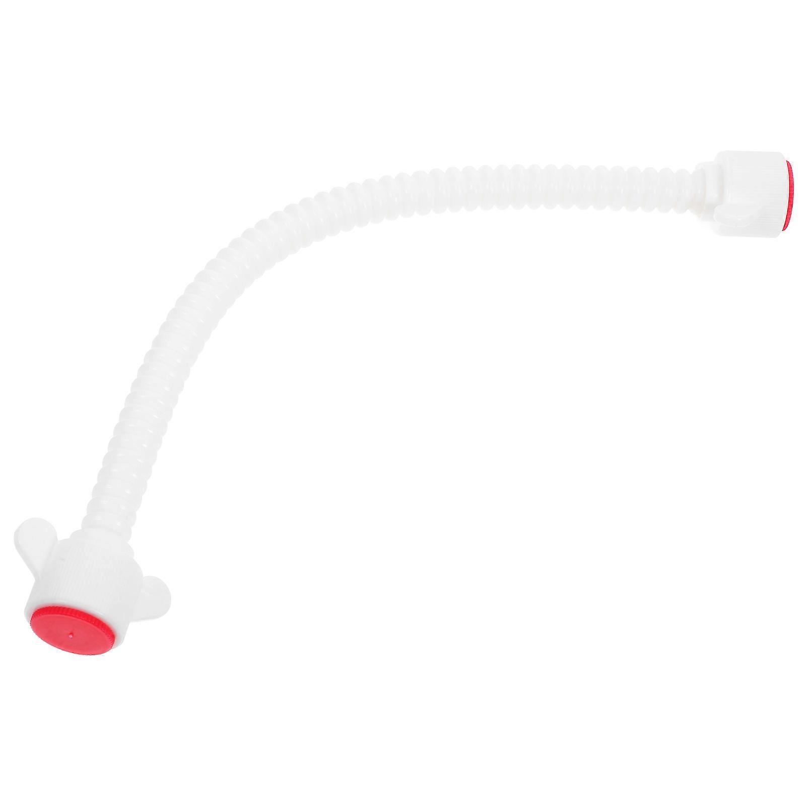 Smart Toilets Inlet Hose for Home Use Durable Material White Dual Head Design 1 Pack