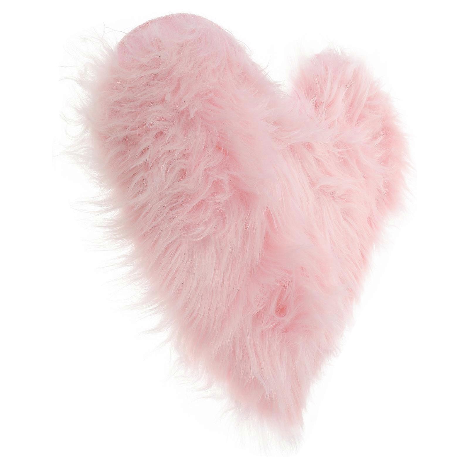 Heart Shaped Nail Art Display Mat with Plush Material for Manicure Use