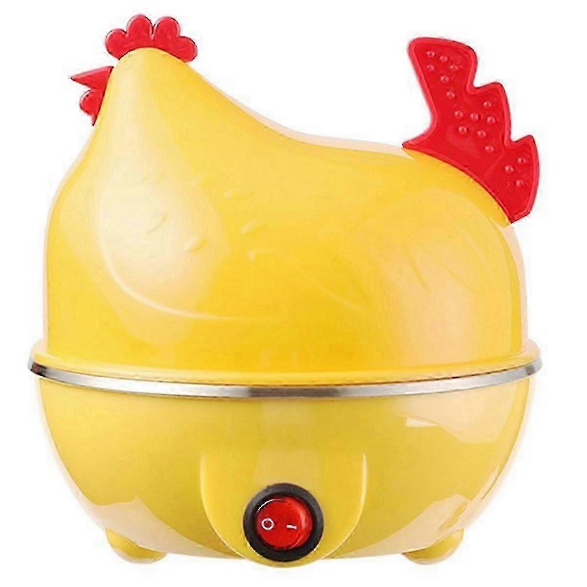 Automatic Power-Off Egg Cooker with Steamer Function and EU Plug