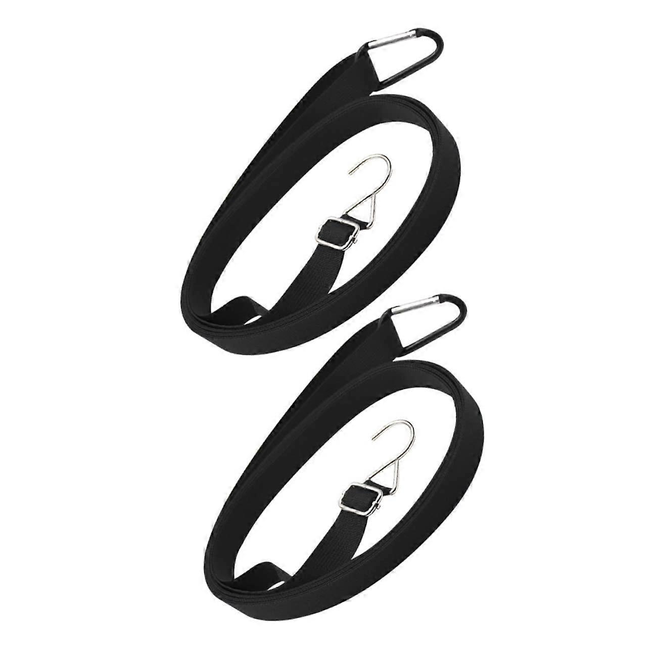 Car Cover Straps with Windproof Elastic Design, Quick Release Heavy Duty Tie Down, 2pcs Set