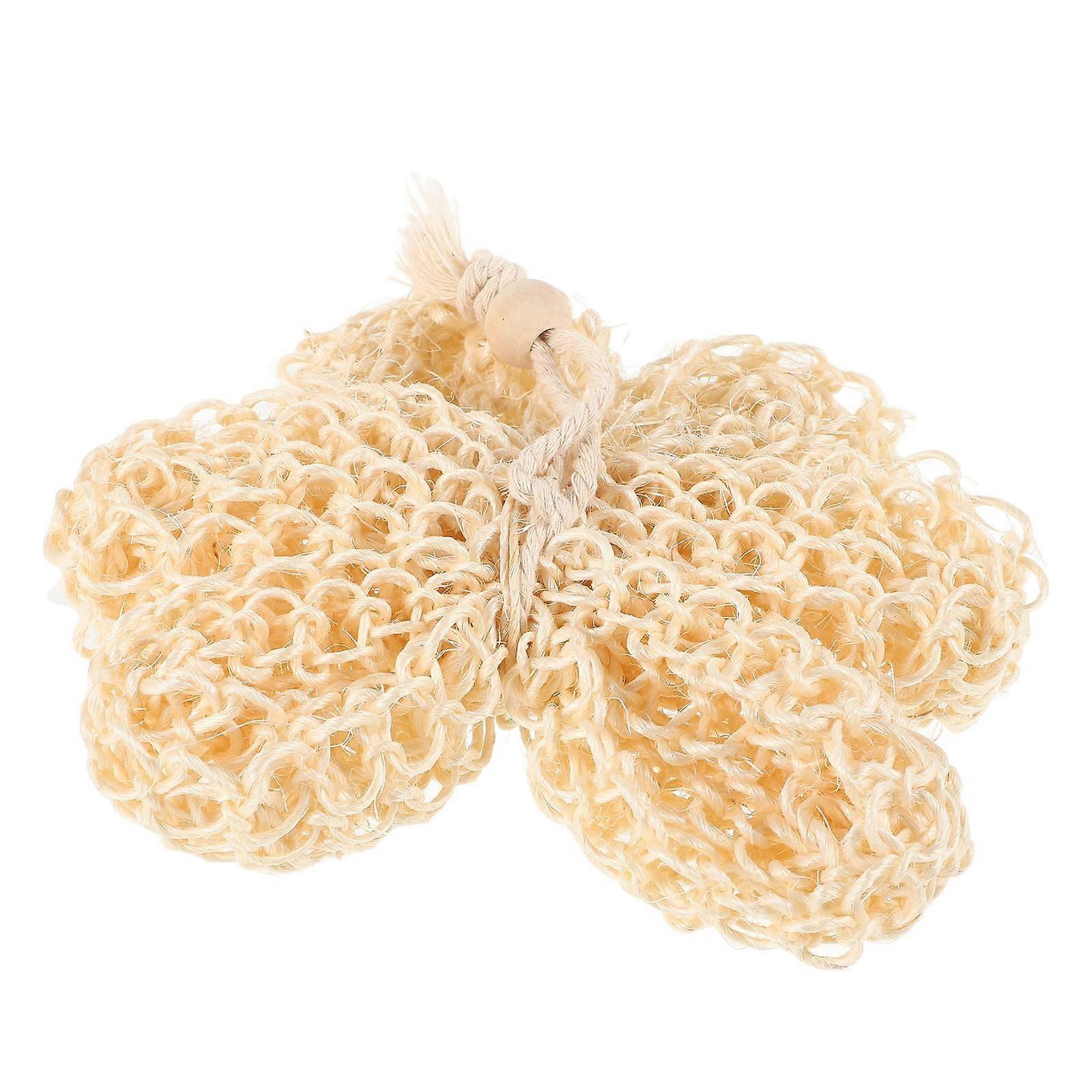 Exfoliating Body Sponge Natural Sisal Bath Scrubber for Deep Cleansing Massage and Full Body Coverage