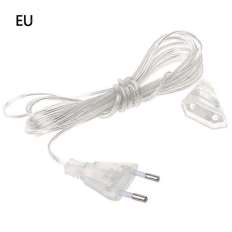 5m EU/UK Plug Power Christmas Extension Cable Extender Wire for LED String Light
