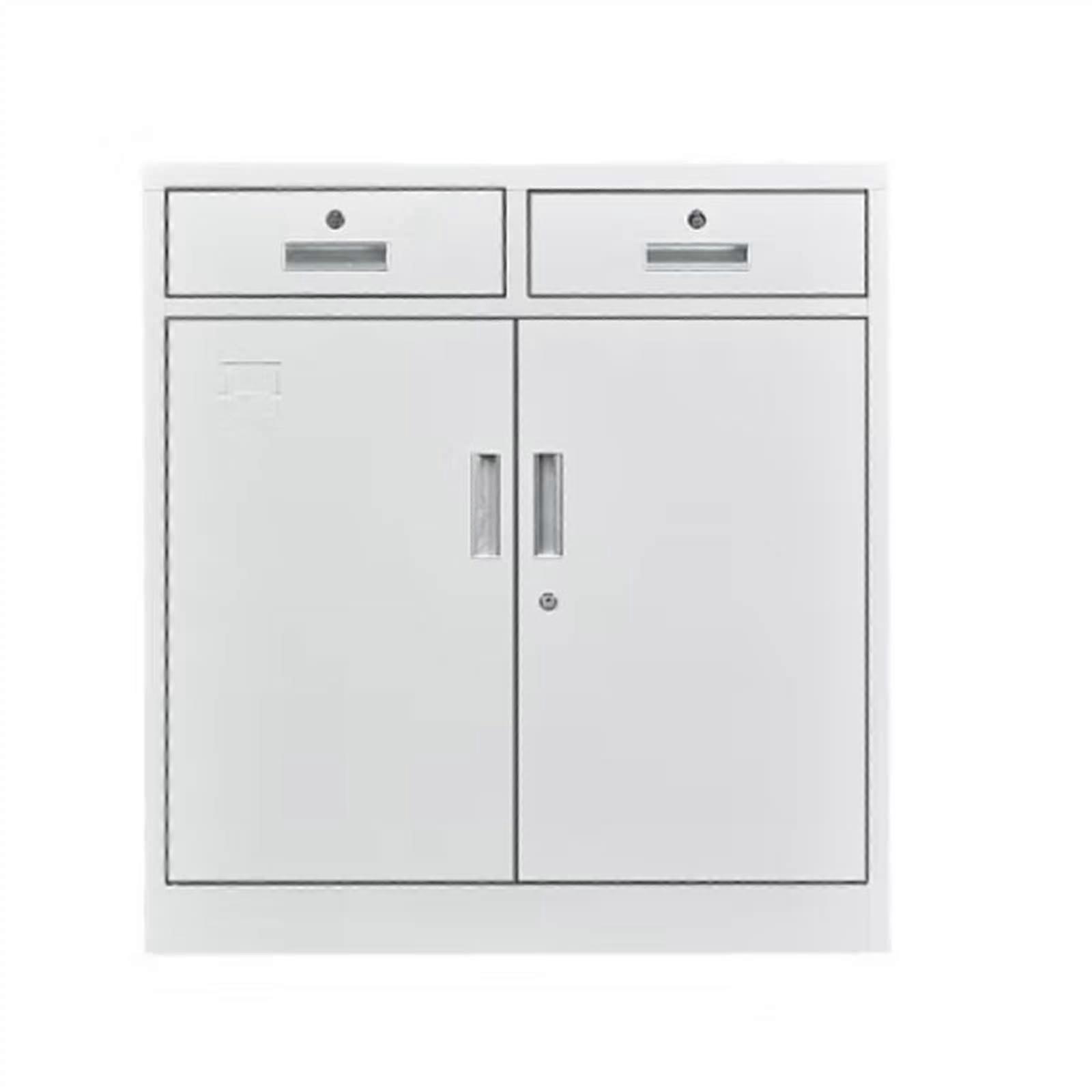 Metal Filing Cabinet 2 Drawer Locking Steel File Cabinet for Office Home with Secure Lock System