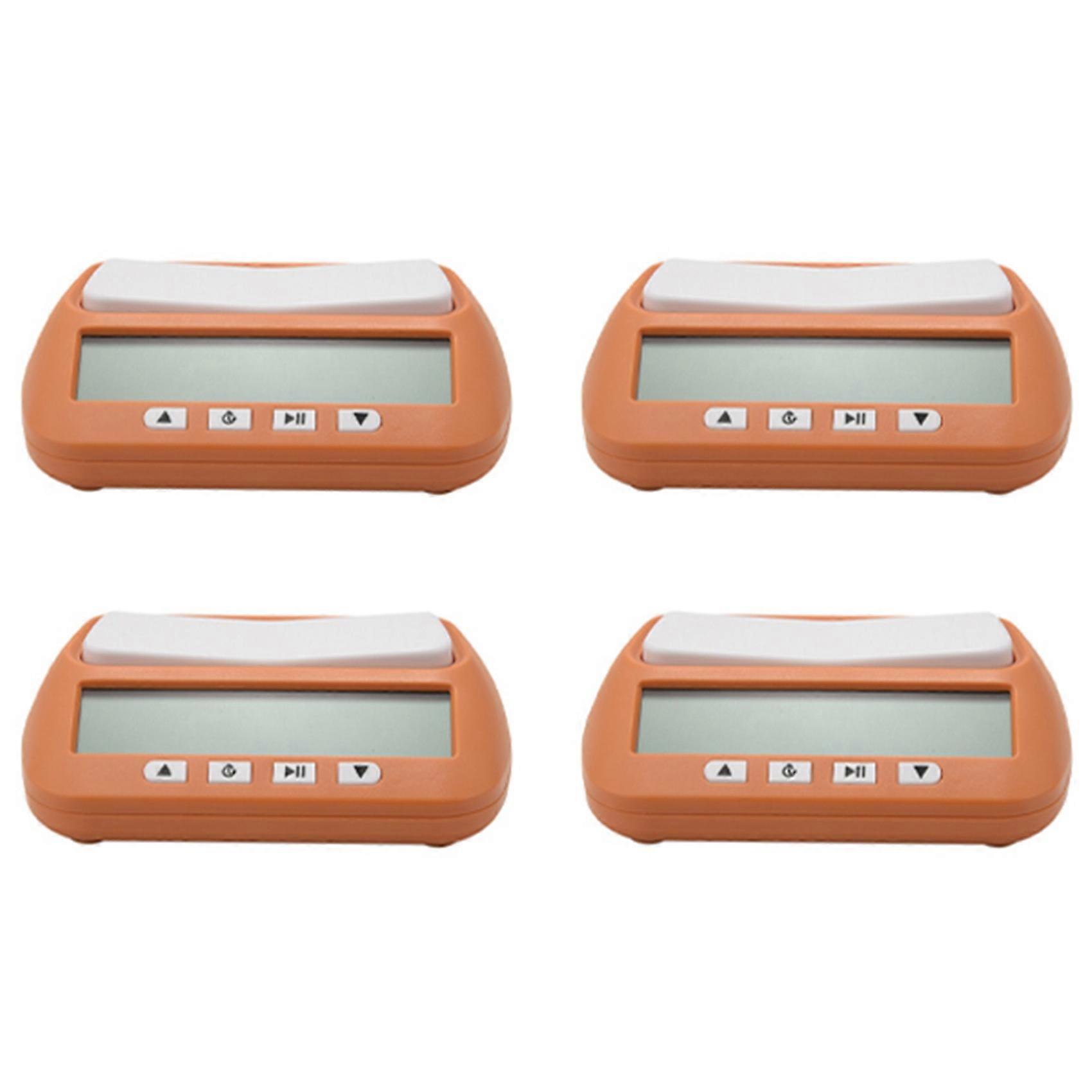 3X Chess Clock, Digital Chess Timer & Game Timer, 3-In-1 Multipurpose Portable Professional Clock Yellow